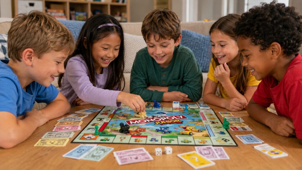 Monopoly Junior tijdens de Vakantie: Waarom Dit Bordspel Zo Waardevol Is voor Kinderen en Tieners